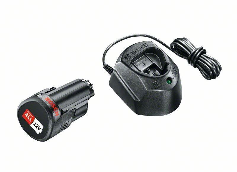 Nabíječka a náhradní baterie BOSCH Akumulátor PBA 12V, 1.5Ah + nabíječka GAL1210 1.600.A01.L3D