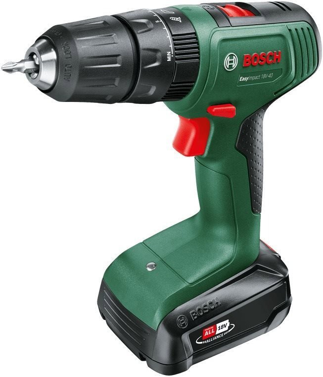 Cordless Screwdriver BOSCH EasyImpact 18V-40, case 0.603.9D8.102 (2 × 1.5Ah)