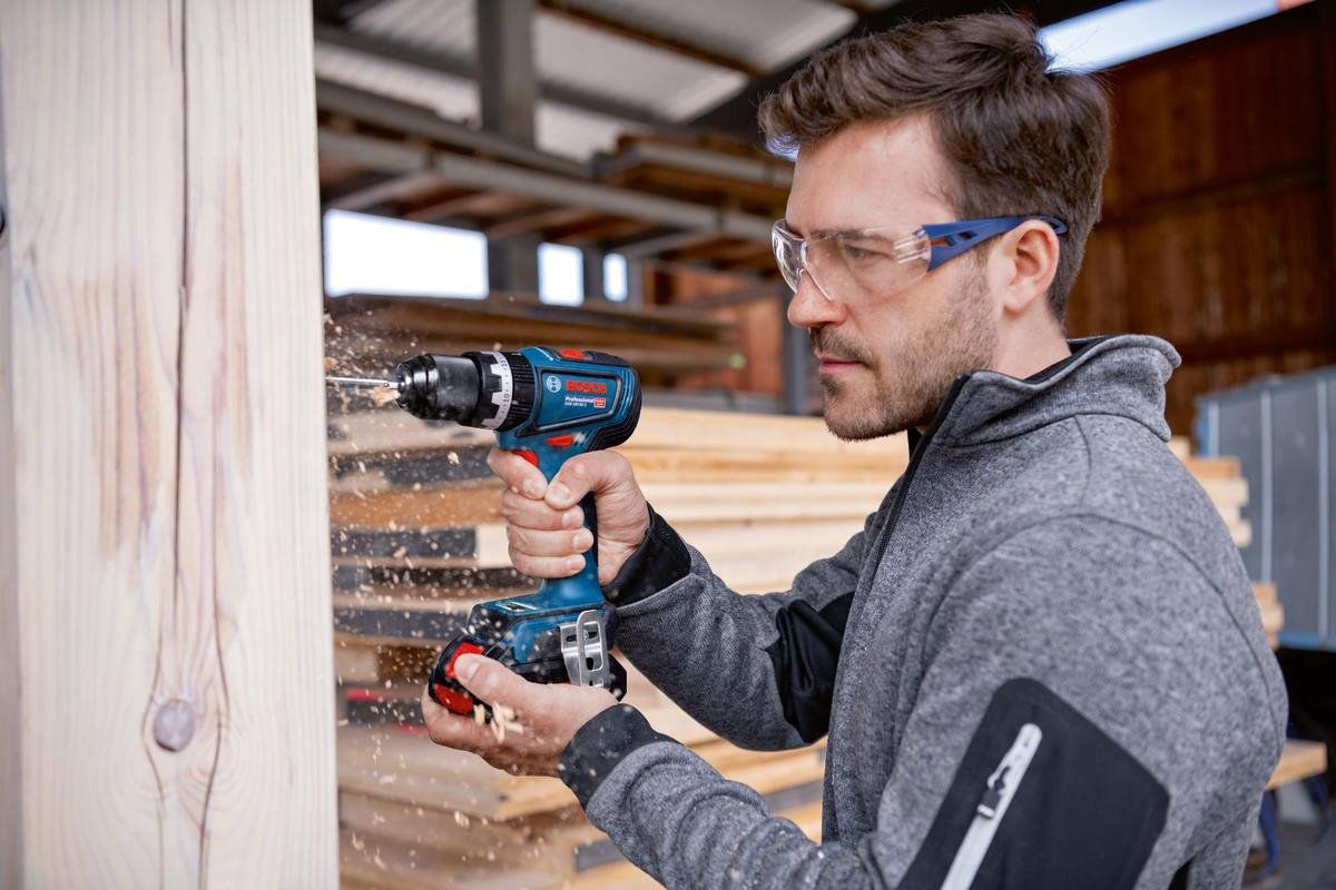 Aku vrtačka Bosch Professional GSB 18V-90 C 2x4Ah, 0.601.9K6.104