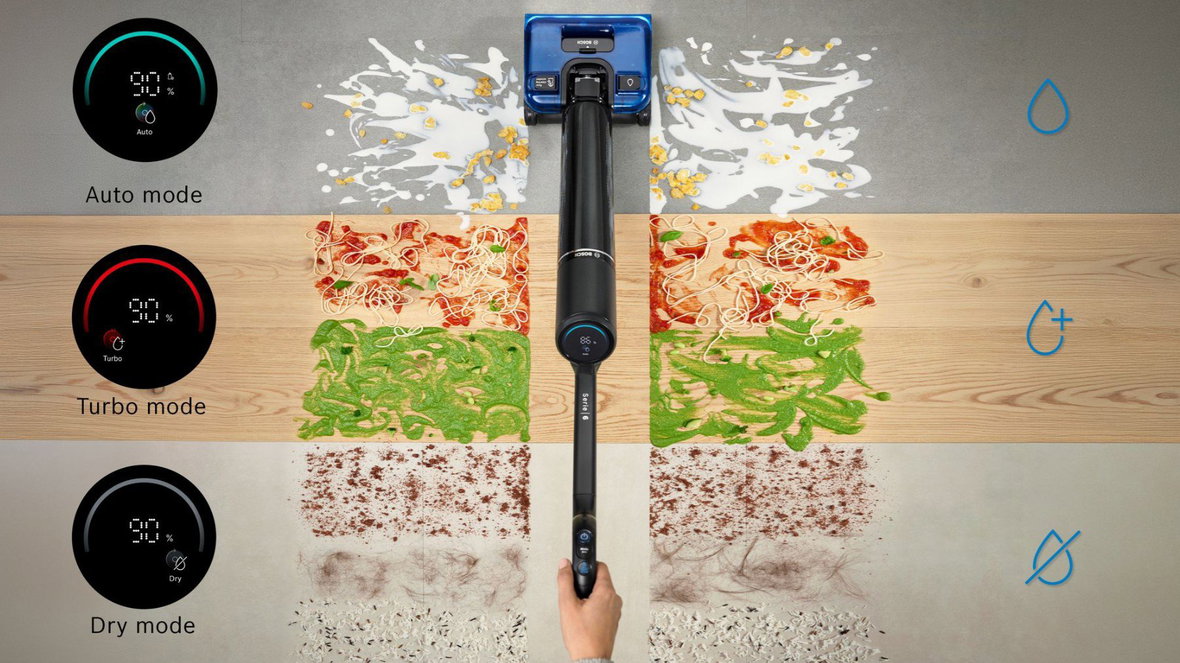 Bodenreiniger BOSCH BHF61BL Serie 6 OneFlow