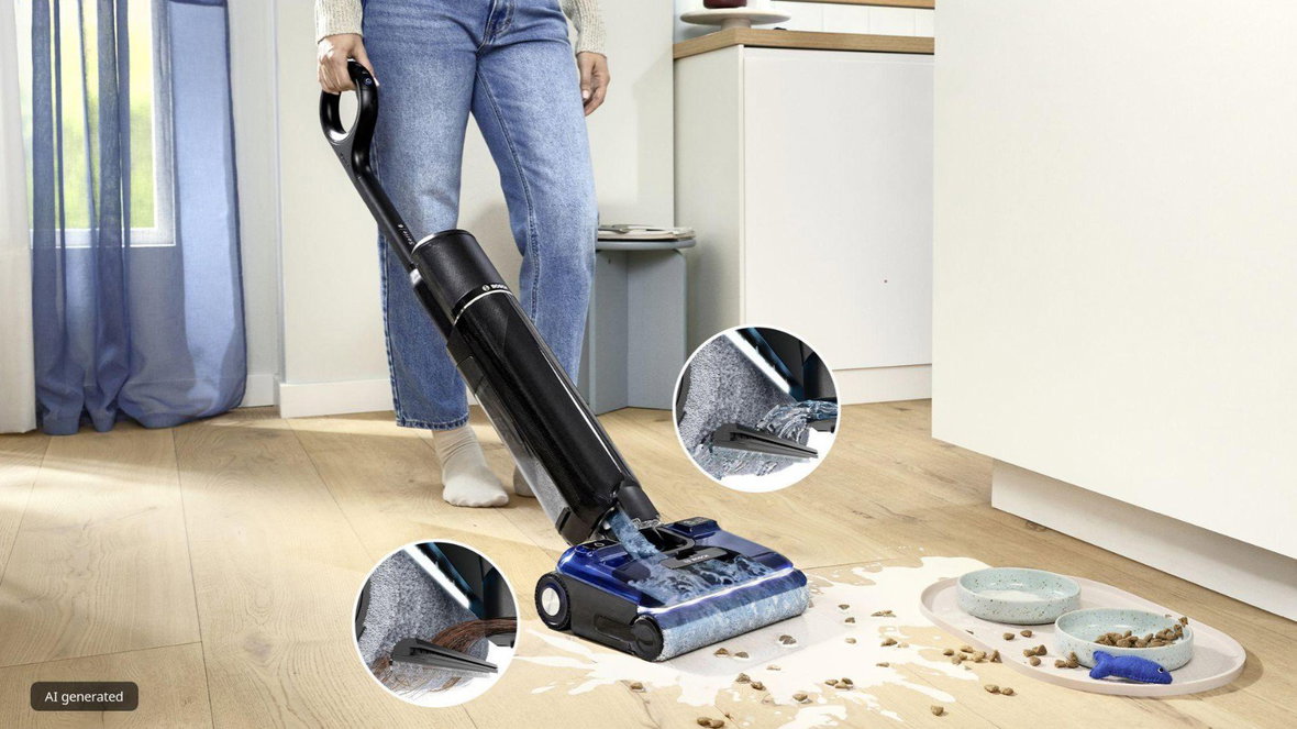 Bodenreiniger BOSCH BHF61BL Serie 6 OneFlow