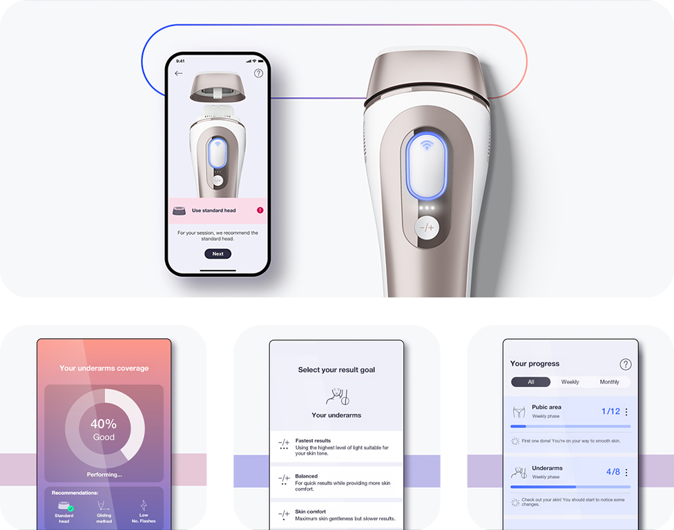 IPL epilátor Braun IPL Skin I·Expert PL7257 + pouzdro a 3 hlavy