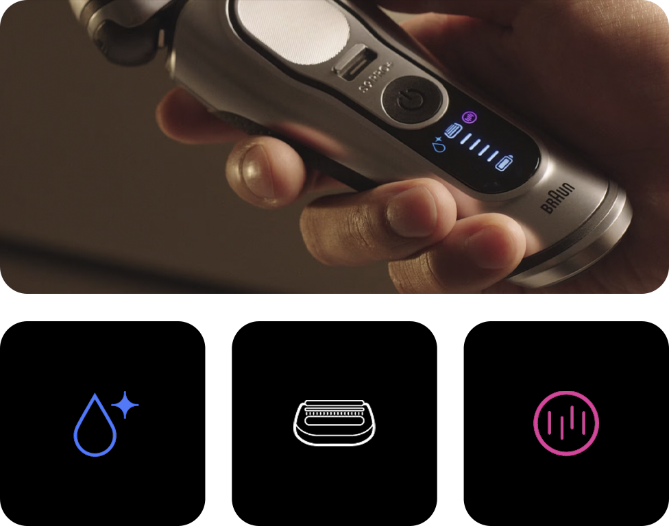 Holicí strojek Braun Series 9 PRO+ Wet&Dry 9675cc