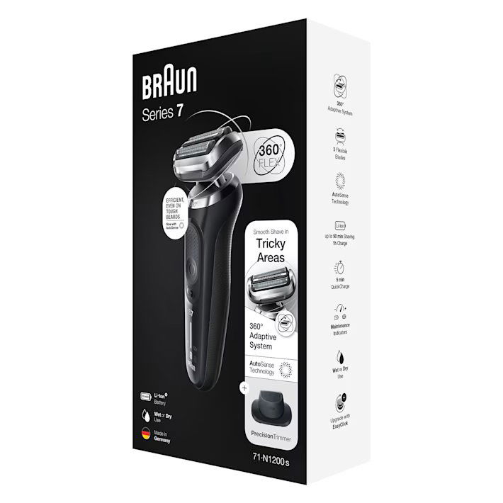 Holicí strojek Braun Series 7 Wet&Dry 72-N1620S