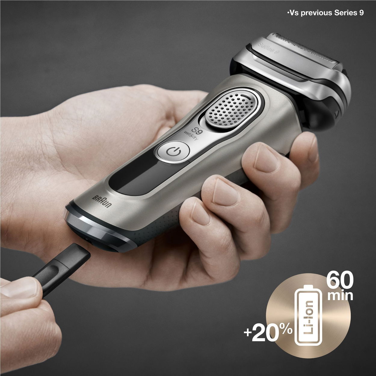 Holicí strojek Braun Series 9 PRO+, Wet&Dry, 9325s