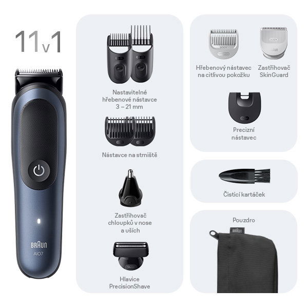 Zastřihovač Braun Series 7 AIO7540 11v1