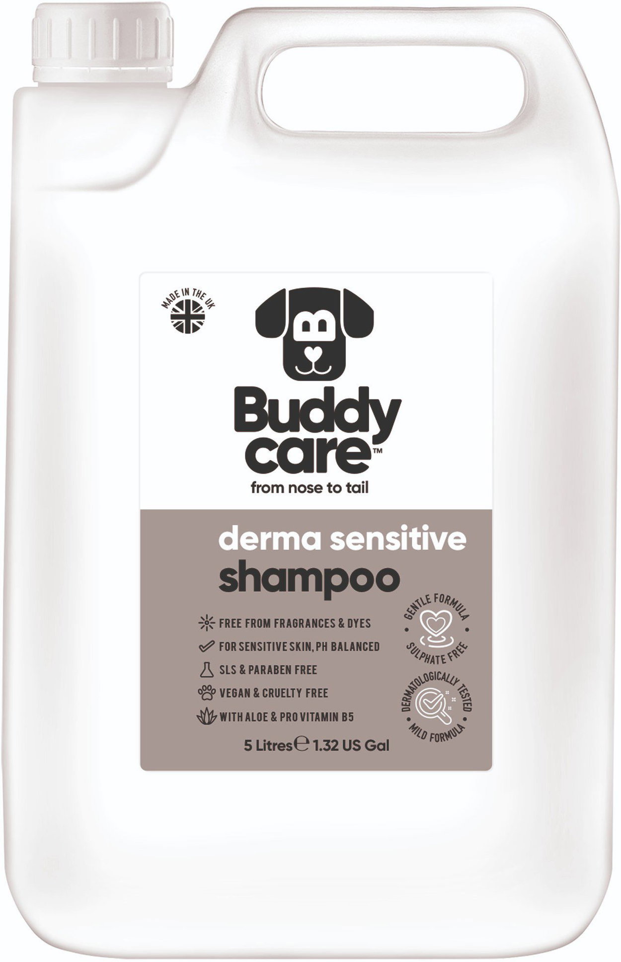 Buddycare Derma Sensitive dog shampoo 5L