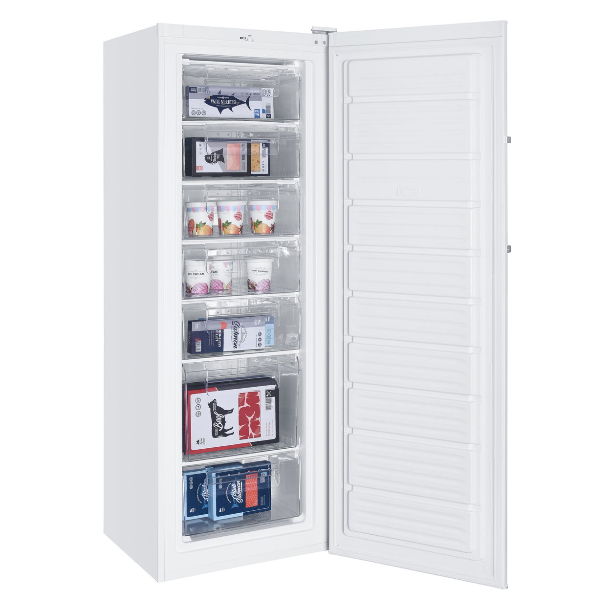 Šuplíkový mrazák CANDY CUH3S617EWH