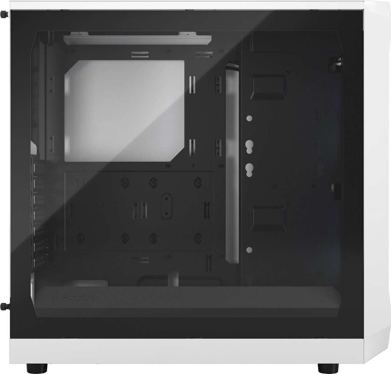 Fractal Design Focus 2 RGB Weiß TG Clear Tint Computergehäuse