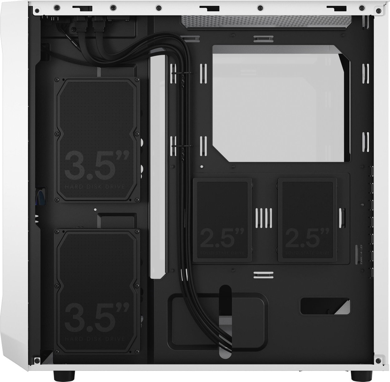 Fractal Design Focus 2 RGB Weiß TG Clear Tint Computergehäuse