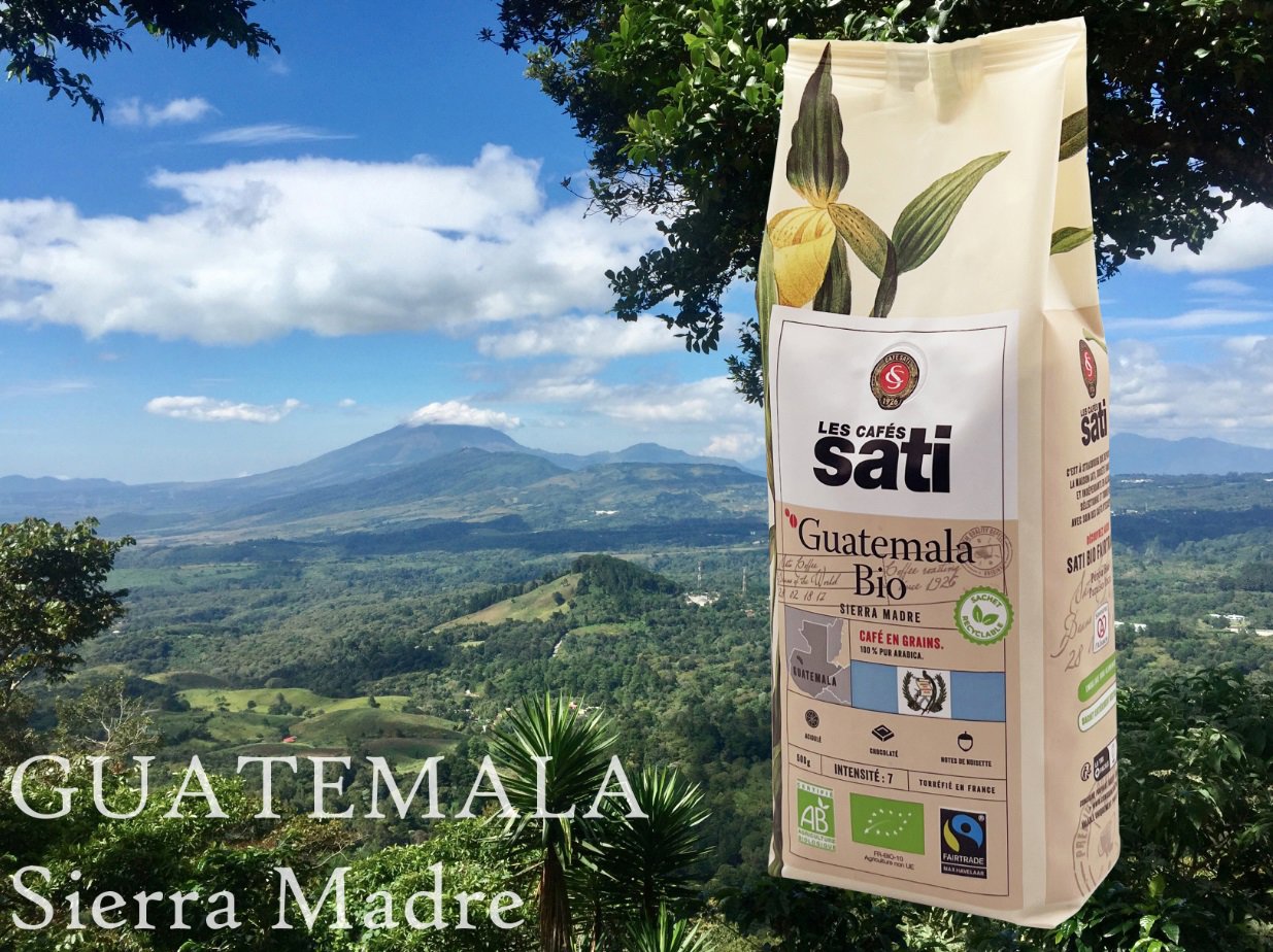 Café Sati Guatemala Sierra Madre Bio Fairtrade Coffee Beans, 500g