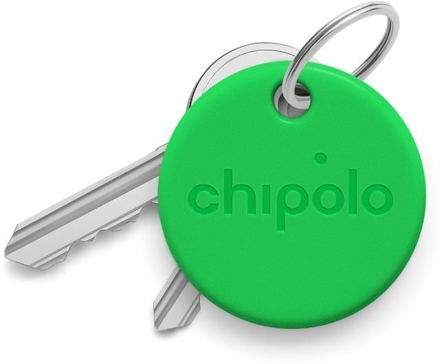 Bluetooth lokalizační čip CHIPOLO ONE – smart lokátor na klíče, zelený