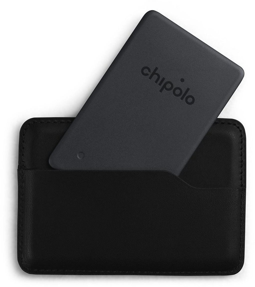Bluetooth lokalizační čip Chipolo CARD Spot– Chytrý vyhledávač peněženky, černý