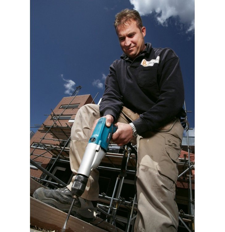 Makita DP4011 drill with side handle