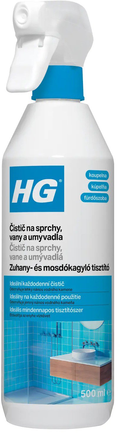 Bathroom cleaner HG spray for showers, baths & washbasins 500 ml
