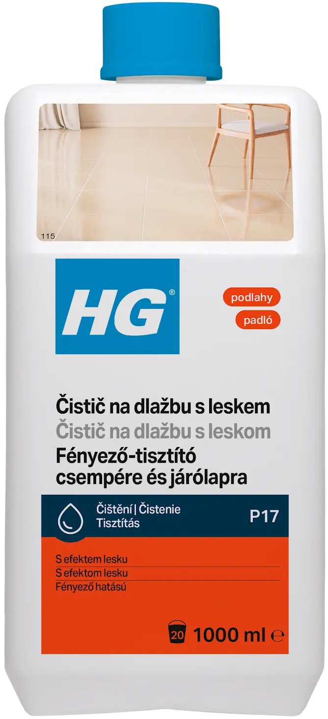 Floor cleaner HG Floor cleaner with gloss 1 l