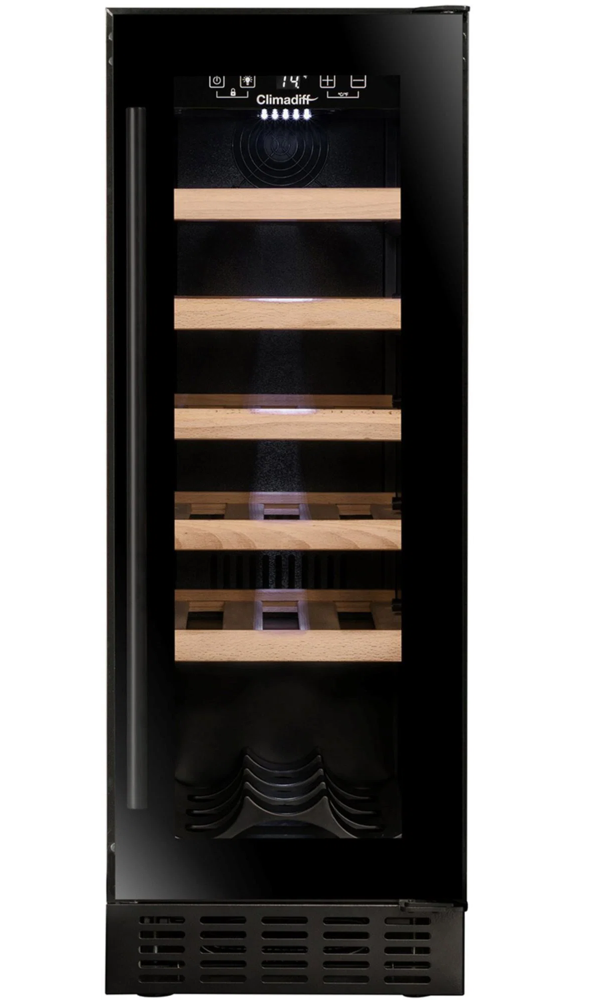 CLIMADIFF CBU20S2B built-in wine cooler