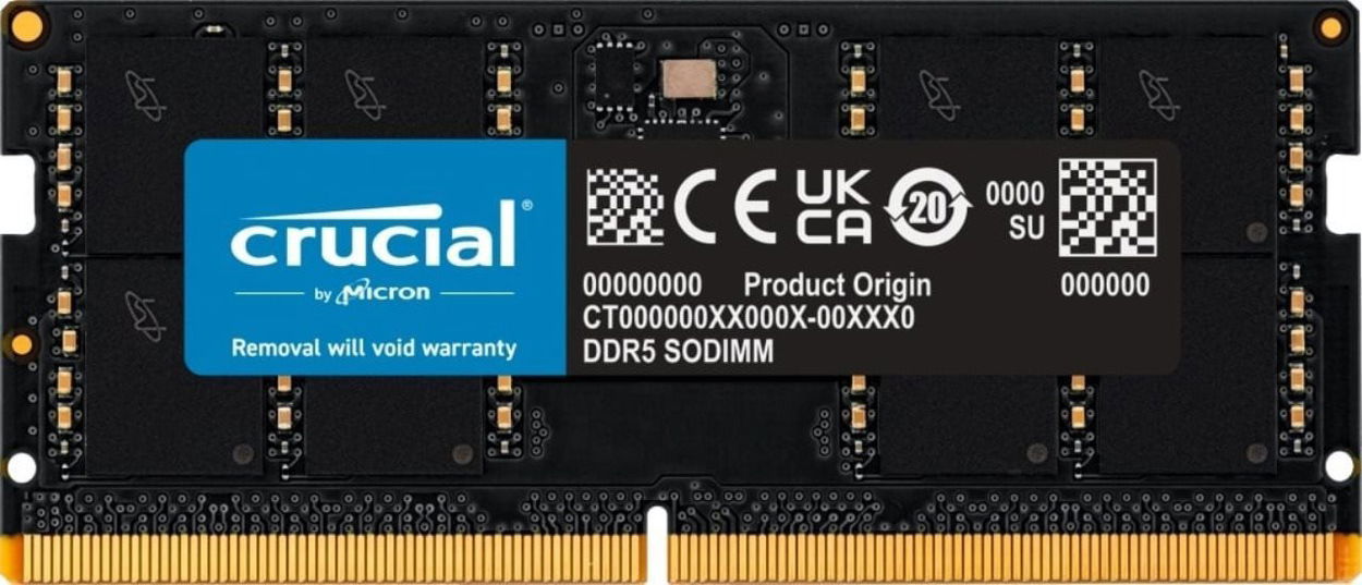 Crucial SO-DIMM 16GB DDR5 4800 MT/s CL40