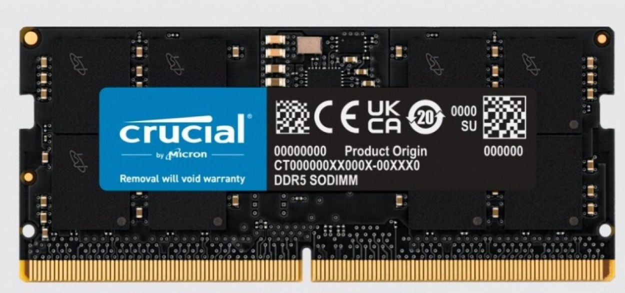Crucial SO-DIMM 16GB DDR5 5600 MT/s CL46