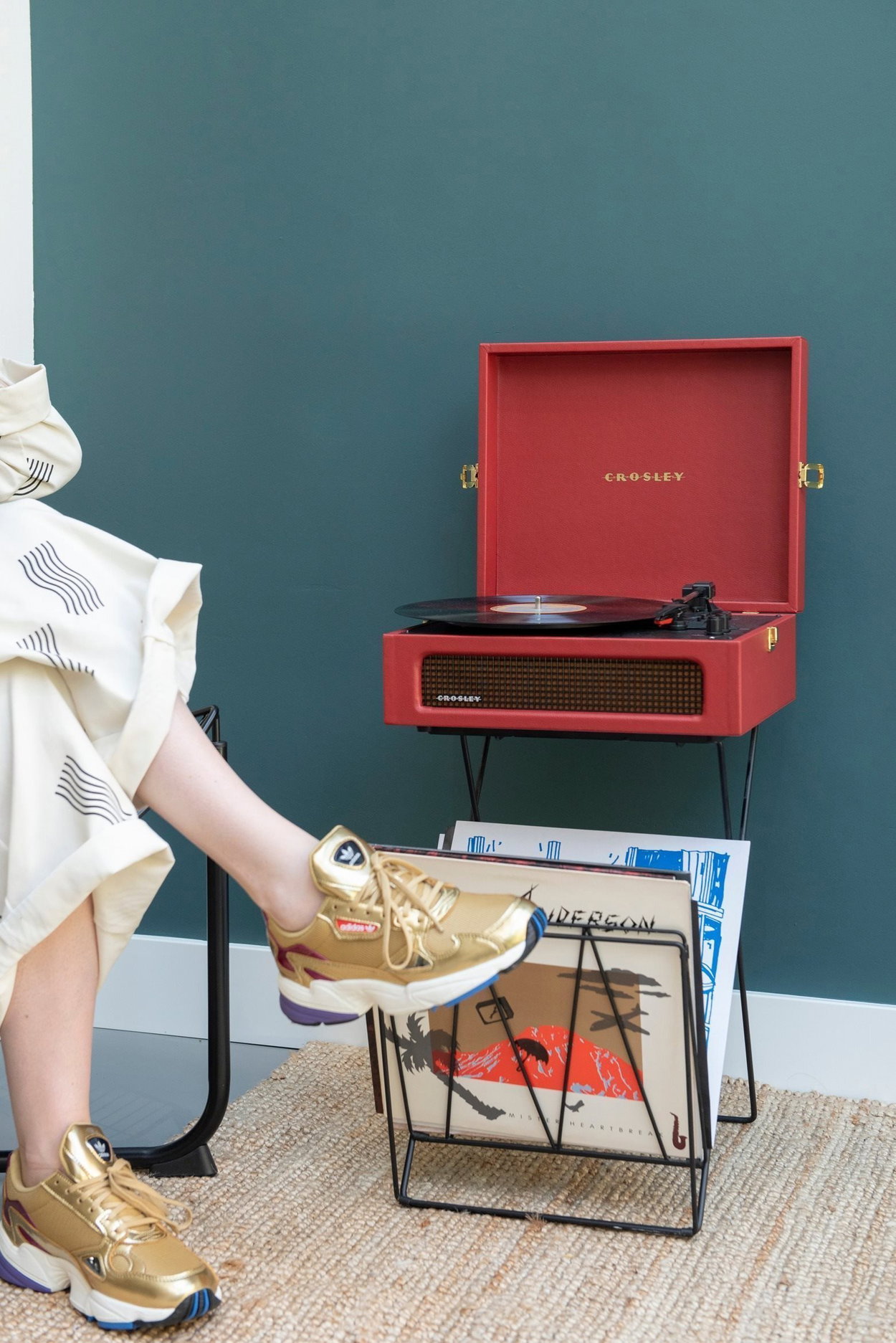 Gramofon Crosley Voyager - Burgundy Red