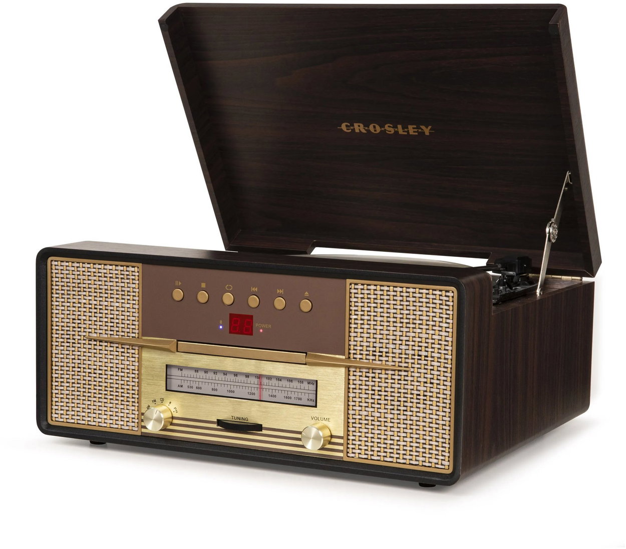Plattenspieler Crosley Rhapsody - Mahagoni