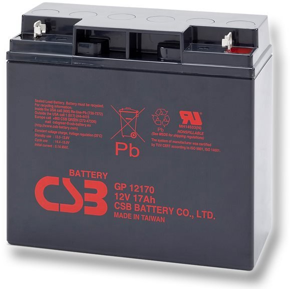 CSB GP12170, 12V, 17Ah
