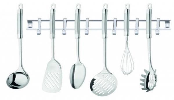 Kitchen utensils CS KOCHSYSTEME Kitchen utensils with hanging rail EXQUISITE 7pcs CS-008765