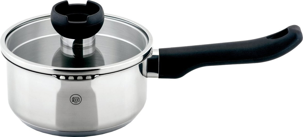 Saucepan CARL SCHMIDT SOHN with strainer lid stainless steel ARON 16cm CS-060527