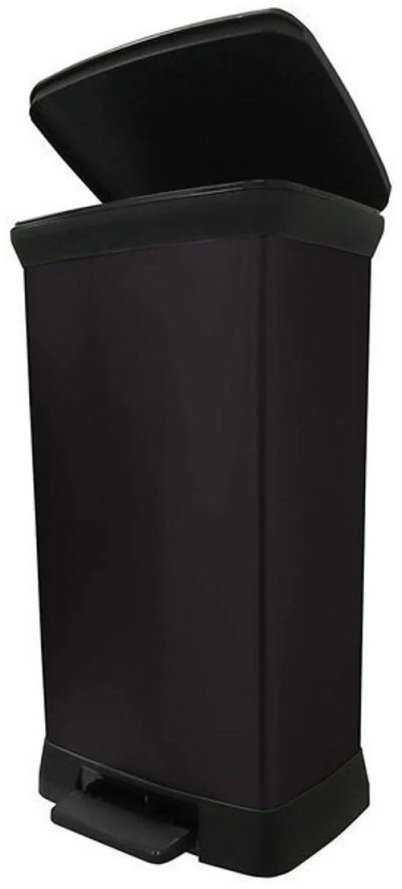 Curver Deco Bin 50L, black