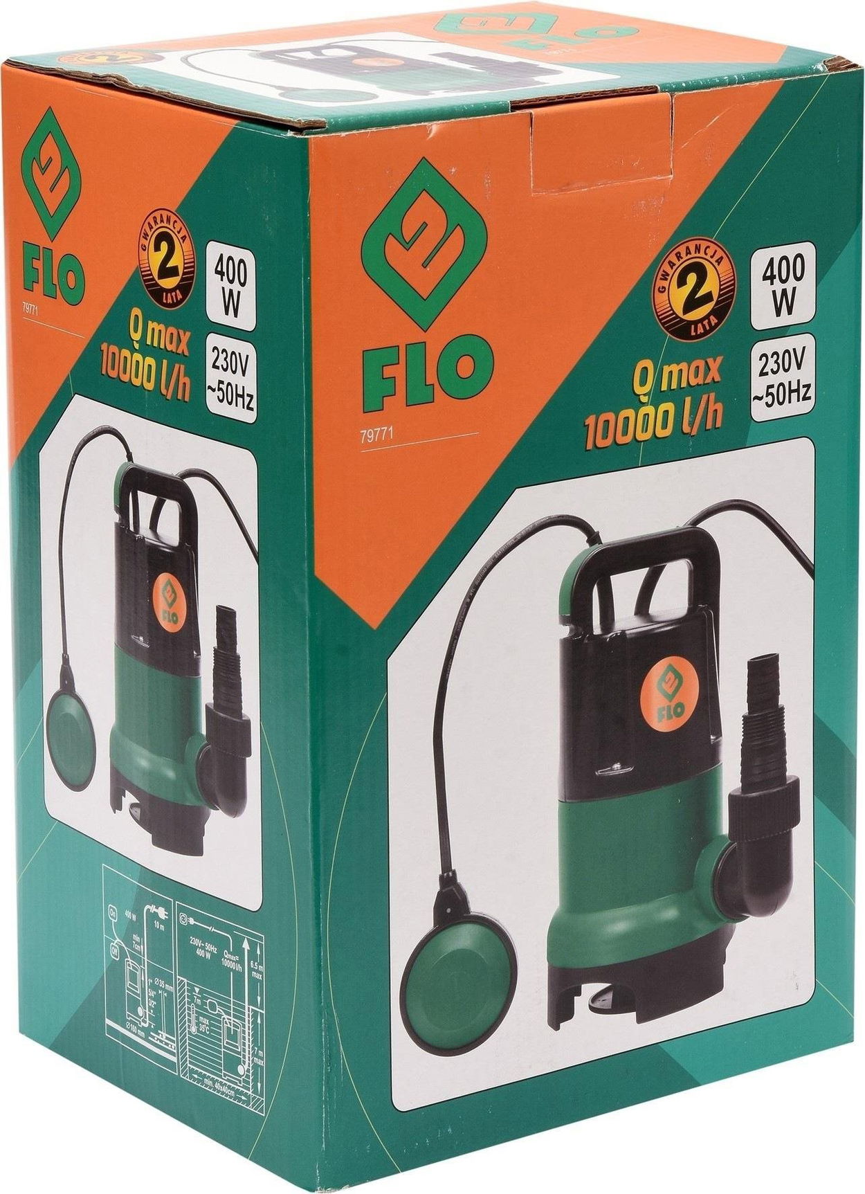 Flo Čerpadlo ponorné 400 W 10000 l/h 10m