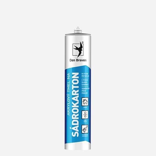 Tmel Den Braven Akrylový tmel na sádrokartony 310 ml bílá
