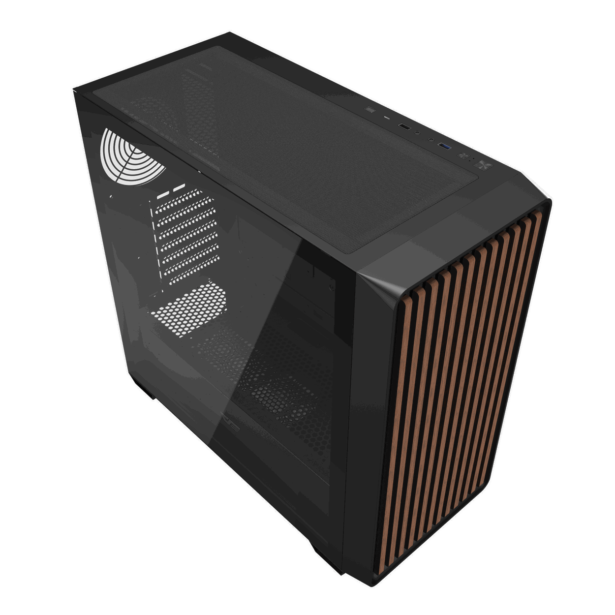darkFlash DS900WD BLACK számítógépház