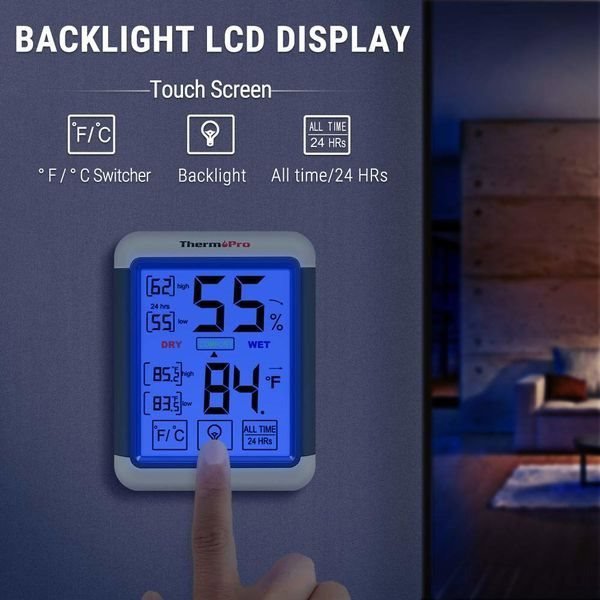 ThermoPro TP55 Digital Thermometer (2× AAA)