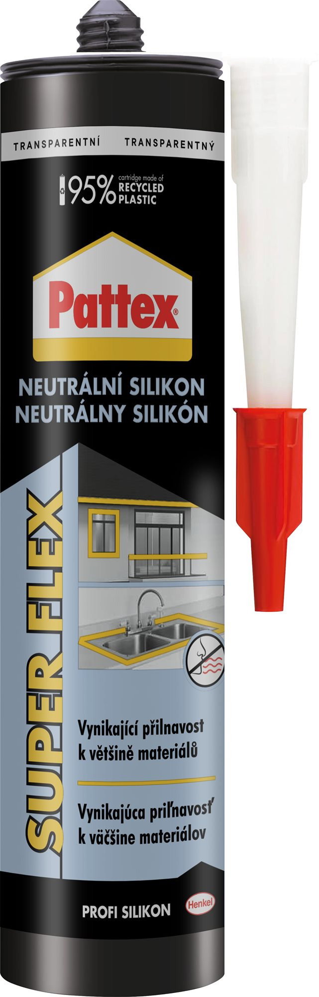 PATTEX Neutral Silicone Transparent 280ml
