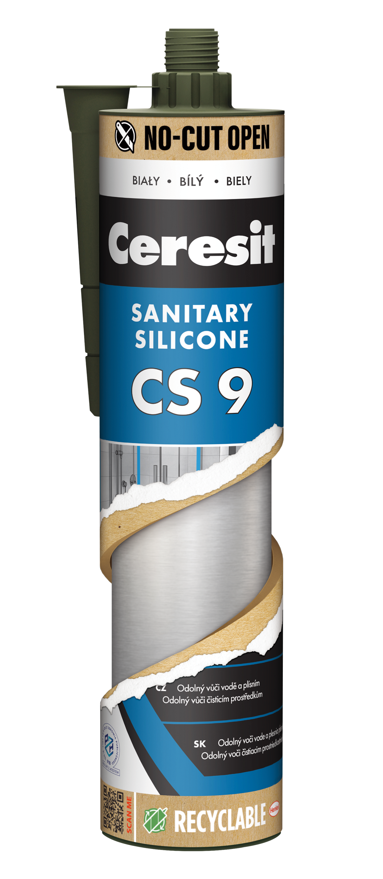 CERESIT CS 9 Sanitary Silicone Transparent 280ml
