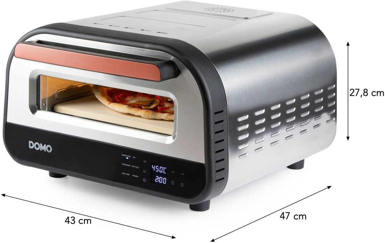 DOMO DO9289PZ Genius pizzasütő