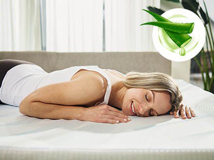Dormeo ALOE VERA VITALIS 2-in-1 5cm mattress topper 70 × 190cm