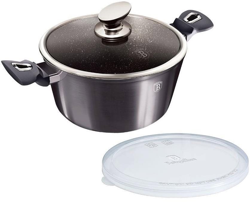 Casserole BERLINGERHAUS Casserole with lid with marble surface Carbon PRO Line 28cm