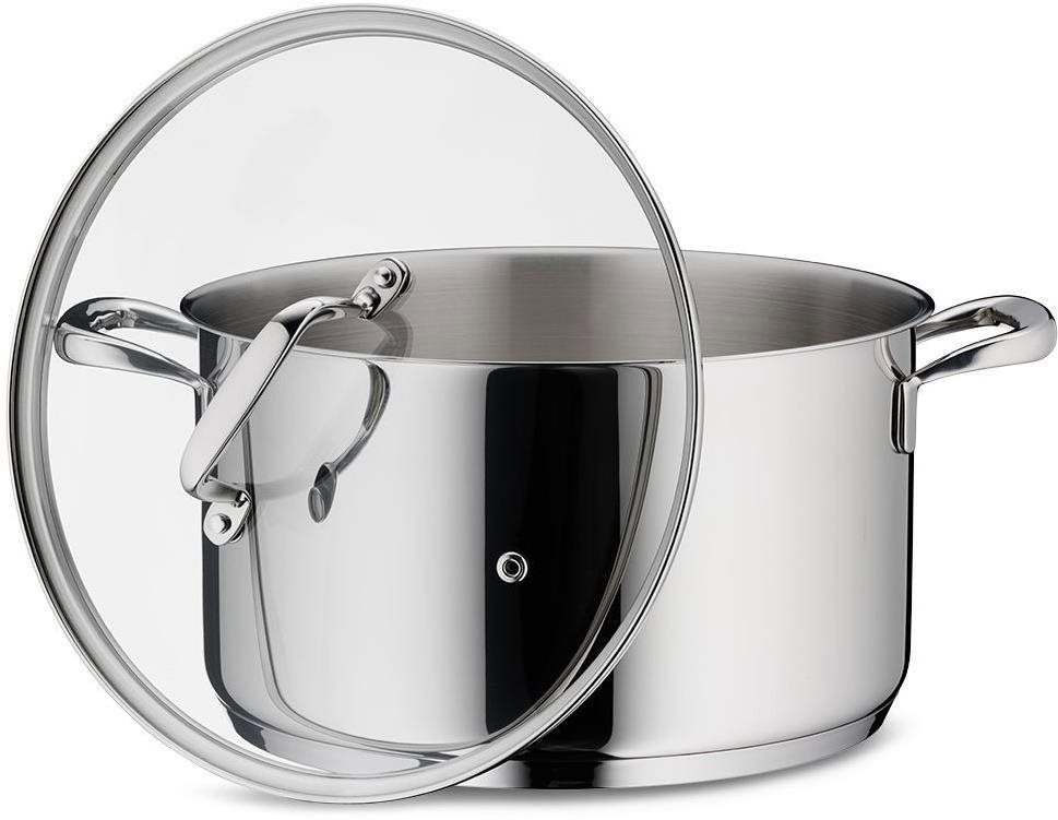 Casserole KELA Casserole with lid stainless steel 18/10 FLAVORIA 24cm