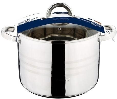 BLAUMANN Pot Stainless Steel Pot with Lid 7.7 l Gourmet Line