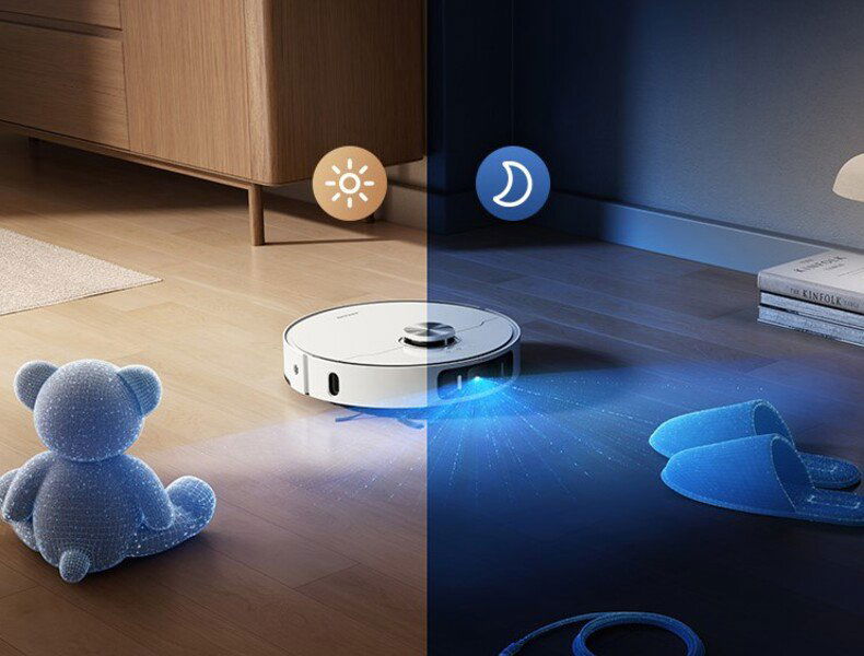 Dreame L40 Ultra AE Black – navigáció és akadályfelismerés