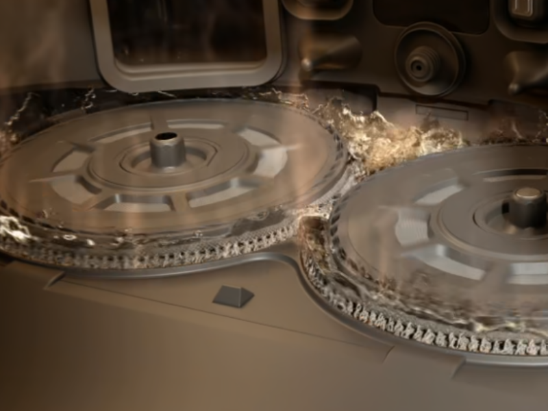 Mytí a sušení mopů