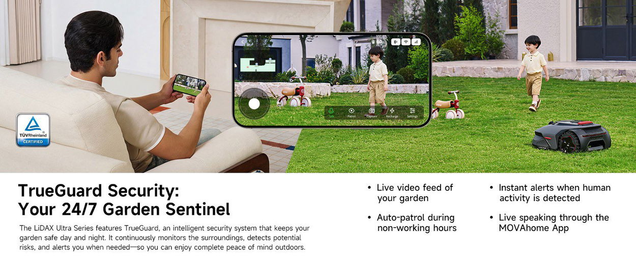 Robotická sekačka MOVA LIDAX Ultra 800