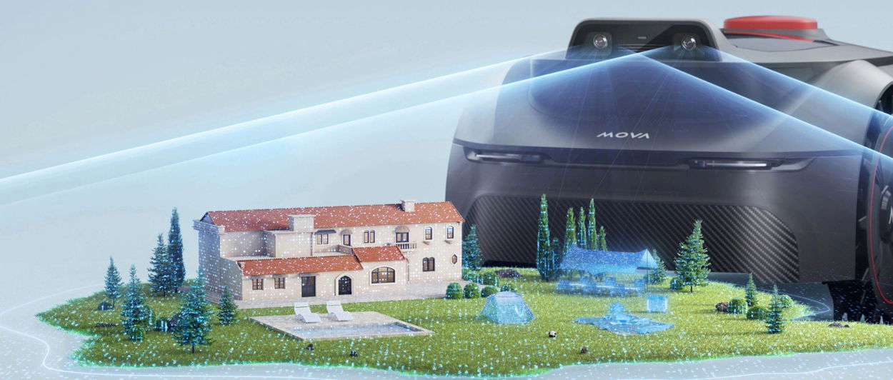 Robotická sekačka MOVA Robotická sekačka ViAX 300