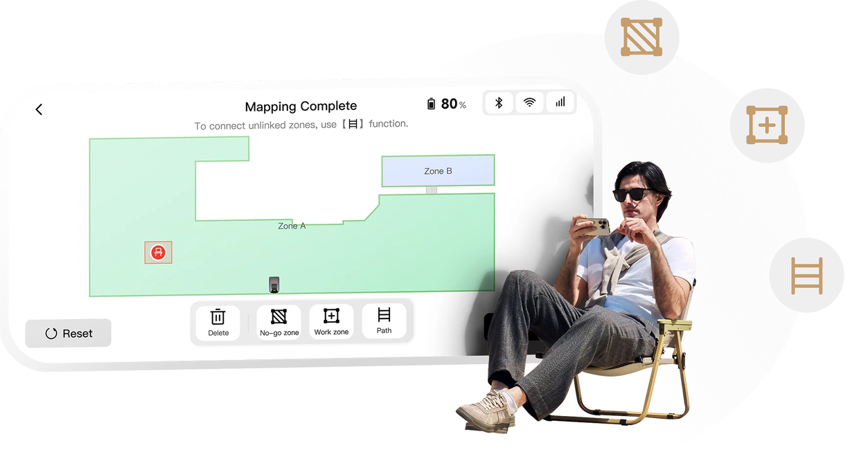 Robotická sekačka MOVA Robotická sekačka ViAX 300