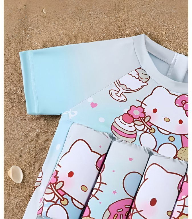 Sanrio Swimsuit with Floats size 104 - Hello Kitty