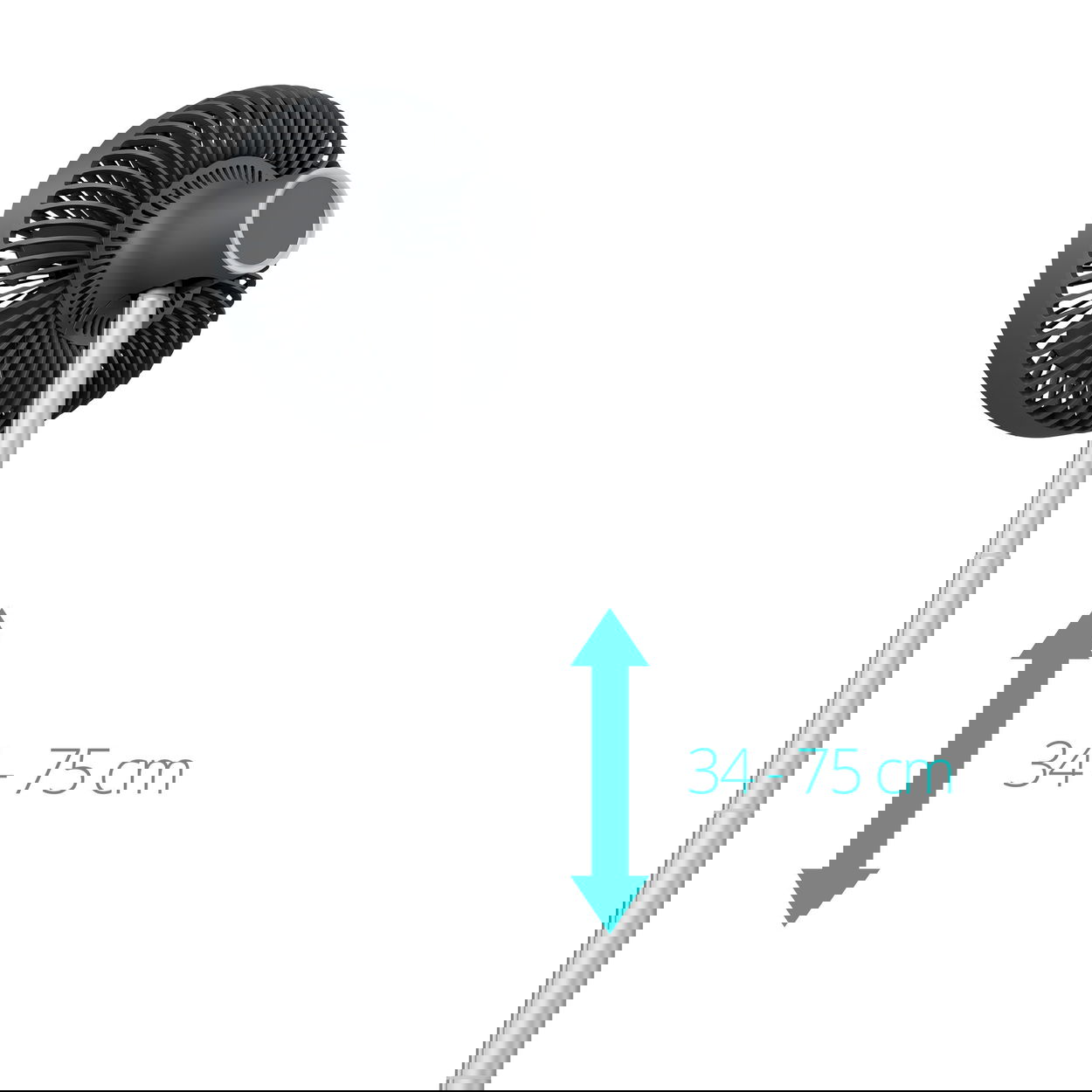 Duux DXCF90 Rize Flex gray ventilátor