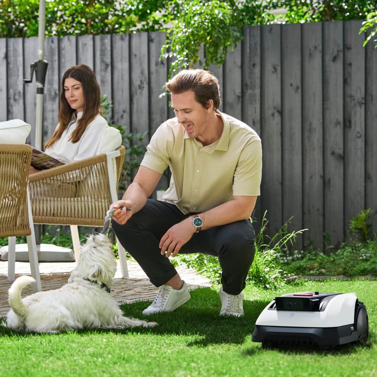 ECOVACS GOAT O800 RTK White - tichý provoz