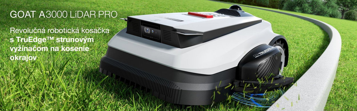 Robotická sekačka ECOVACS Goat A3000 LiDAR PRO