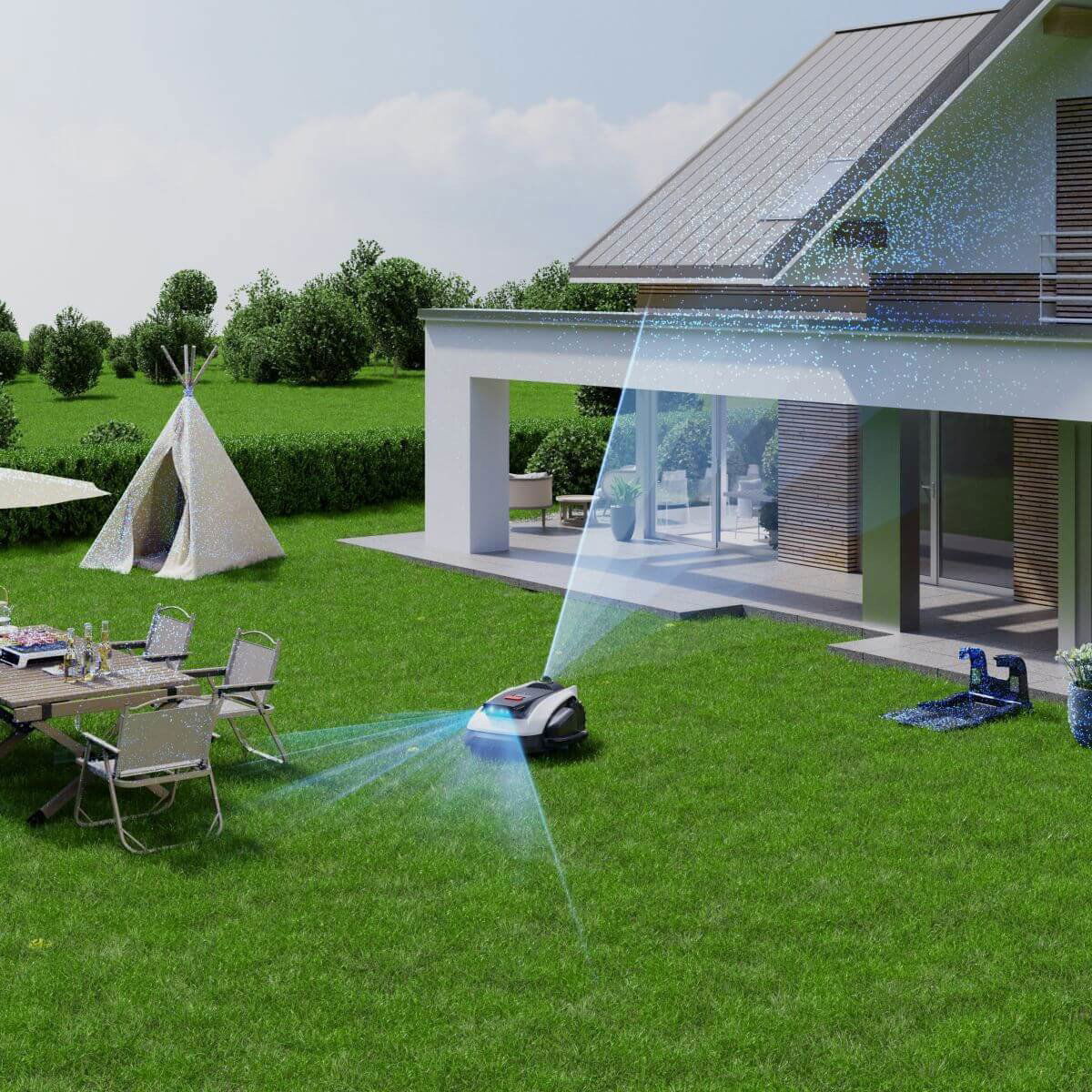 Robotická sekačka ECOVACS Goat O1200 LiDAR PRO